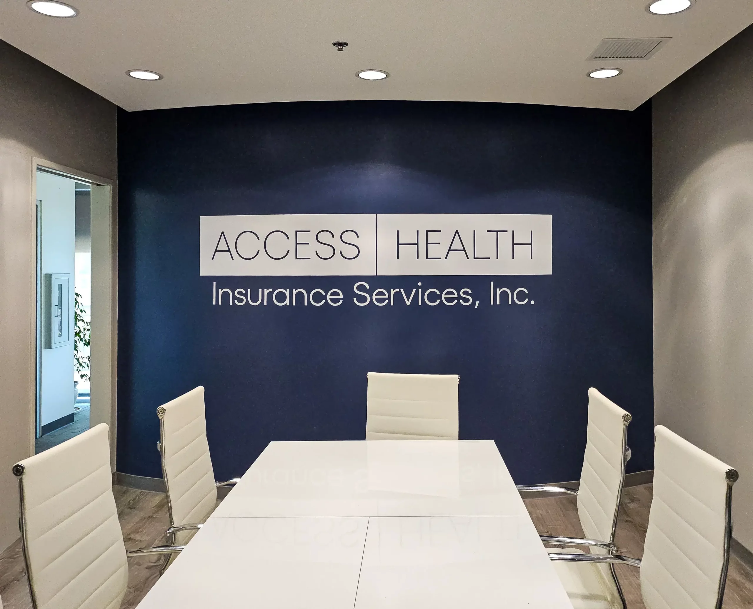 Conference Room with Branded Customized Signs in San Marcos